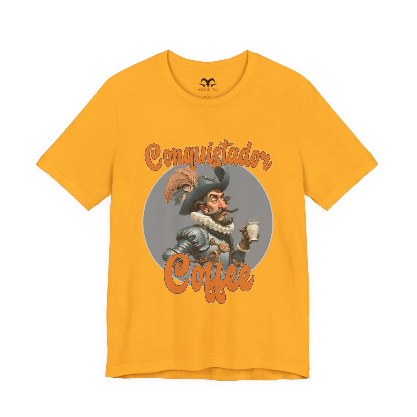 Conquistador Coffee Men's Tee - Wicked Tees