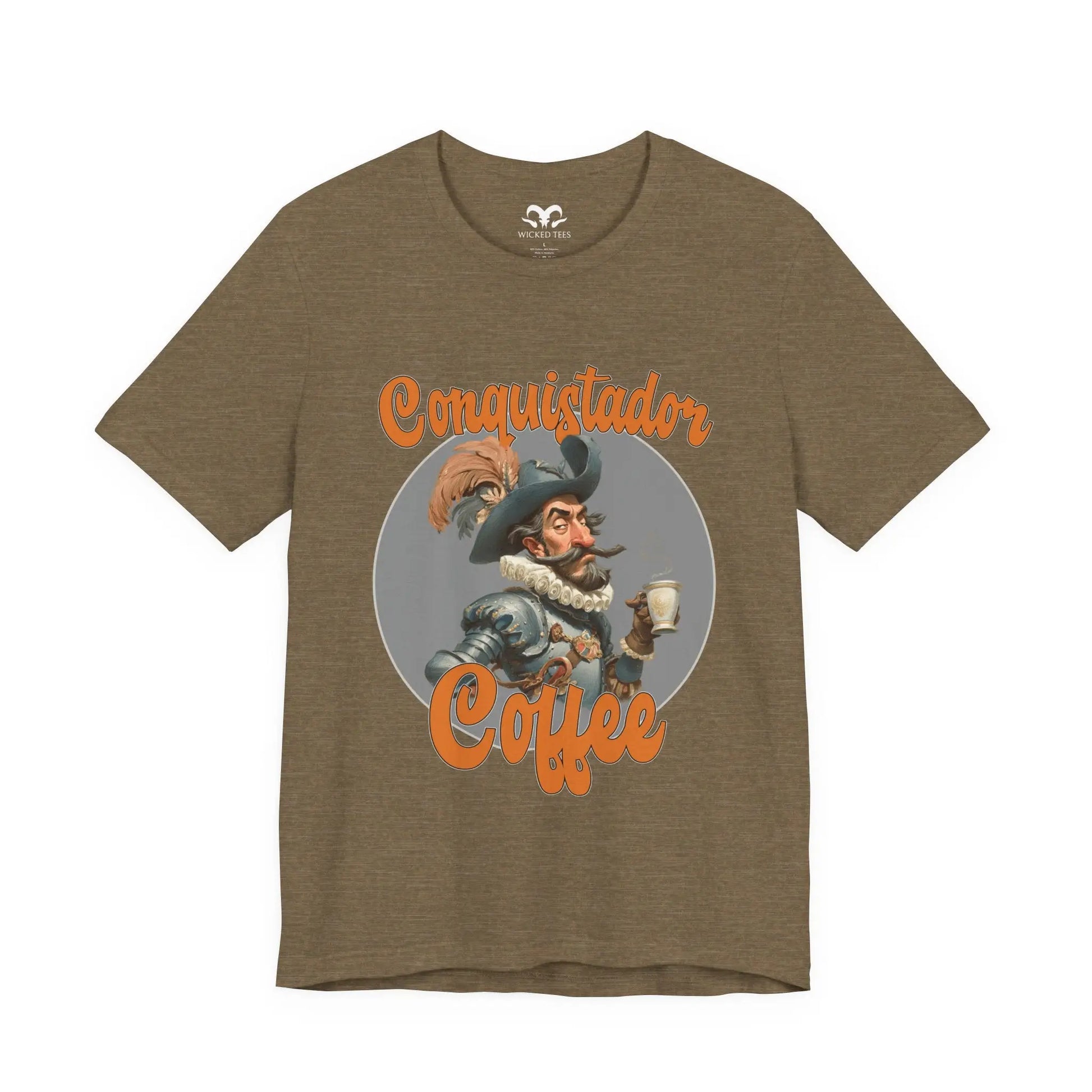 Conquistador Coffee Men's Tee - Wicked Tees
