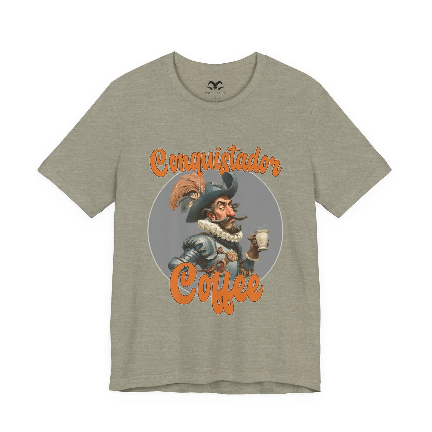 Conquistador Coffee Men's Tee - Wicked Tees
