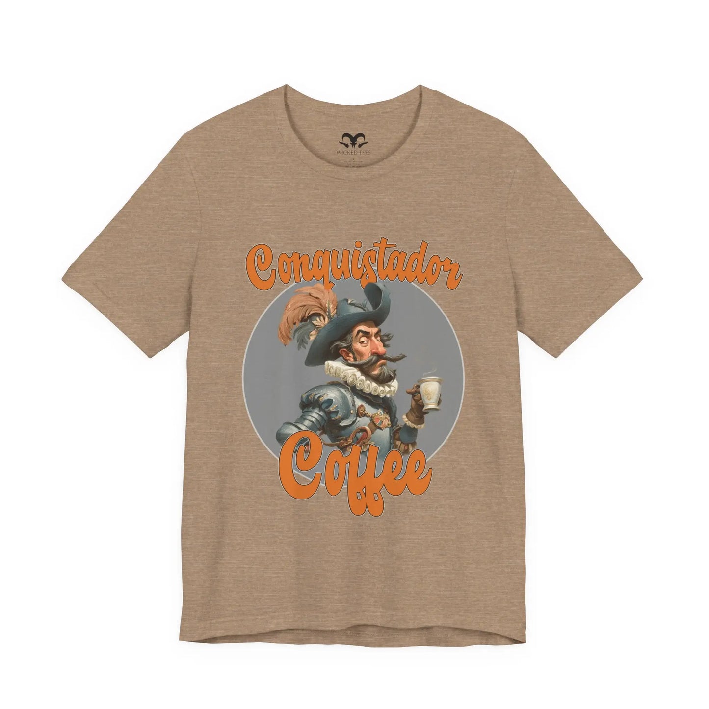 Conquistador Coffee Men's Tee - Wicked Tees
