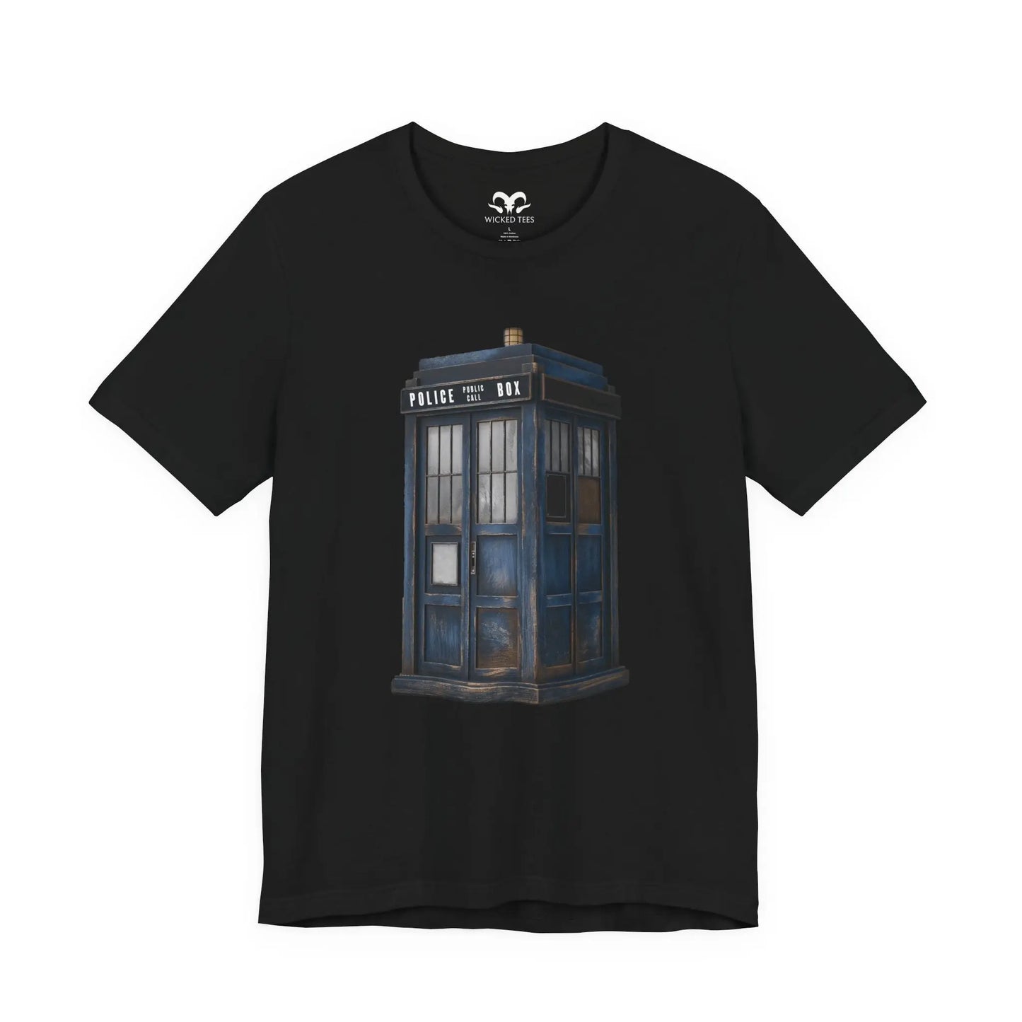Doctor Who TARDIS Men's Short Sleeve Tee - Wicked Tees