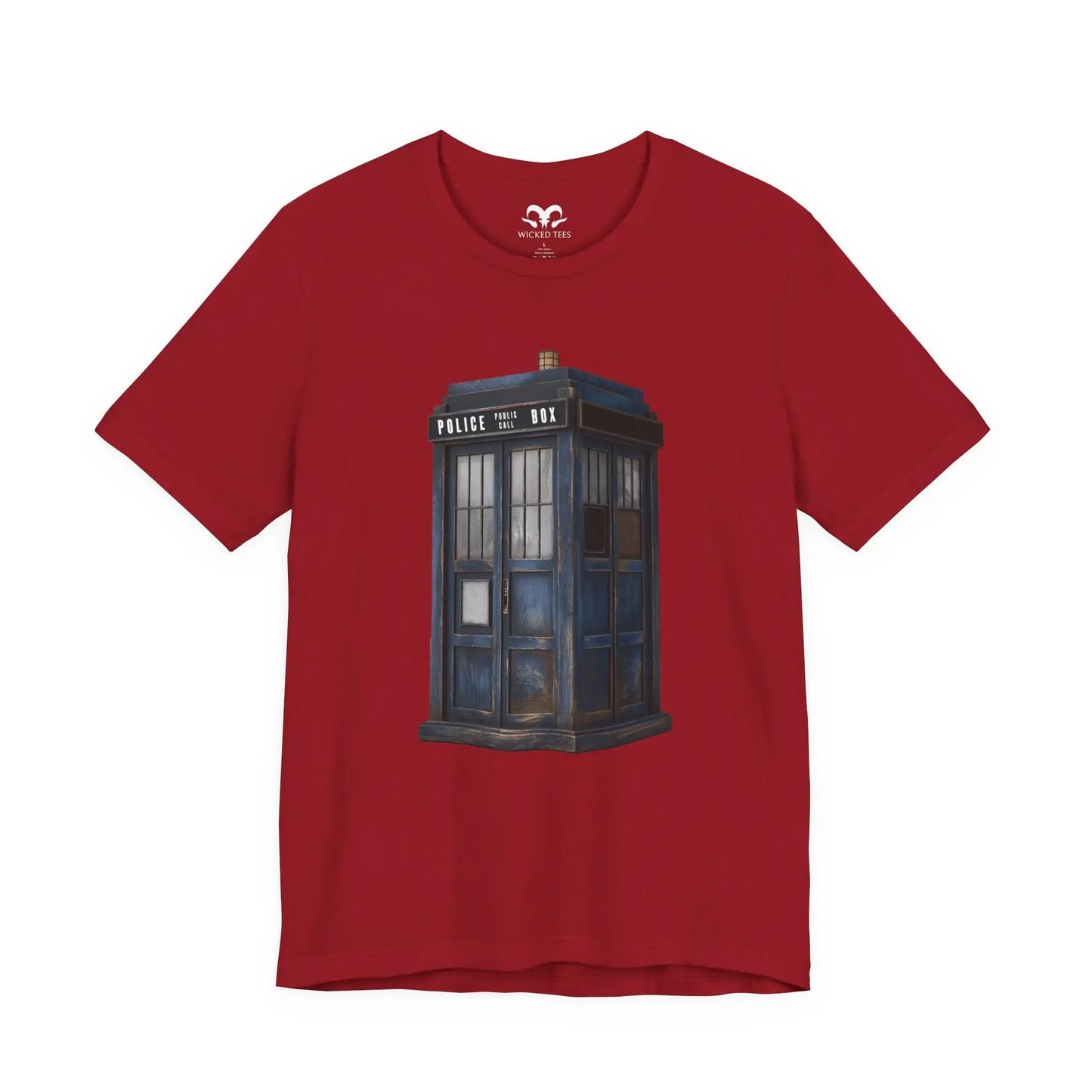 Doctor Who TARDIS Men's Short Sleeve Tee - Wicked Tees
