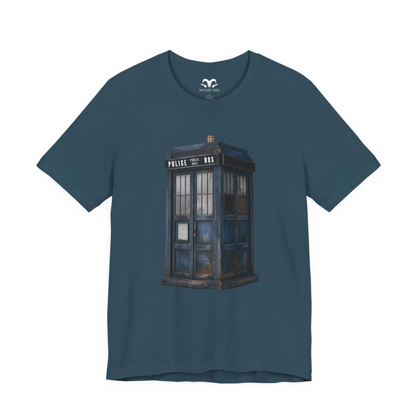 Doctor Who TARDIS Men's Short Sleeve Tee - Wicked Tees