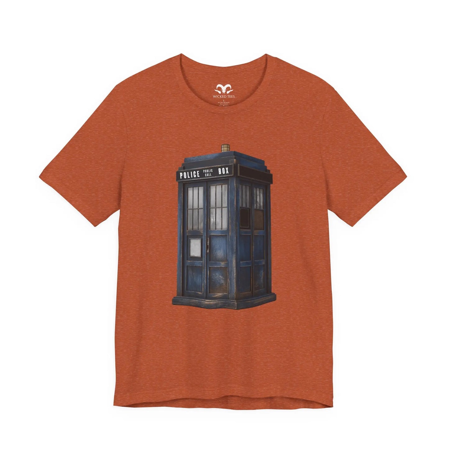 Doctor Who TARDIS Men's Short Sleeve Tee - Wicked Tees