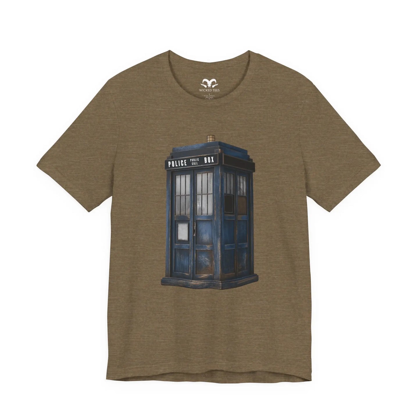 Doctor Who TARDIS Men's Short Sleeve Tee - Wicked Tees