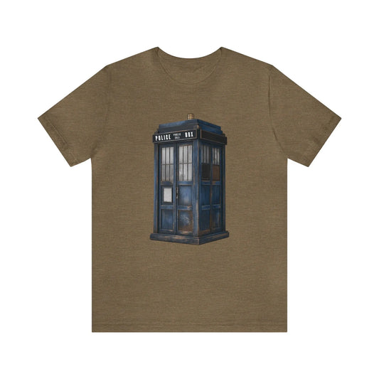 Doctor Who TARDIS Men's Short Sleeve Tee - Wicked Tees