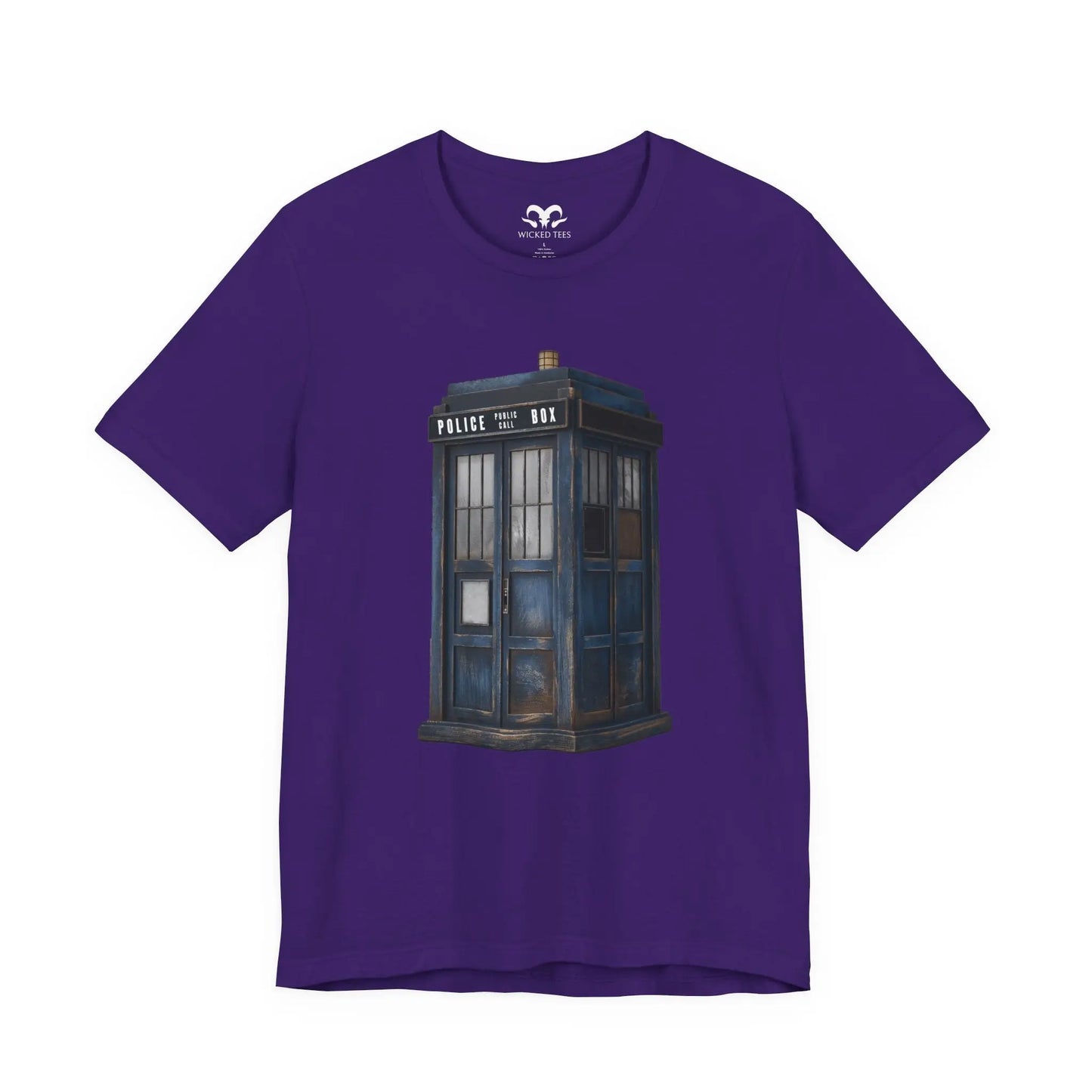 Doctor Who TARDIS Men's Short Sleeve Tee - Wicked Tees