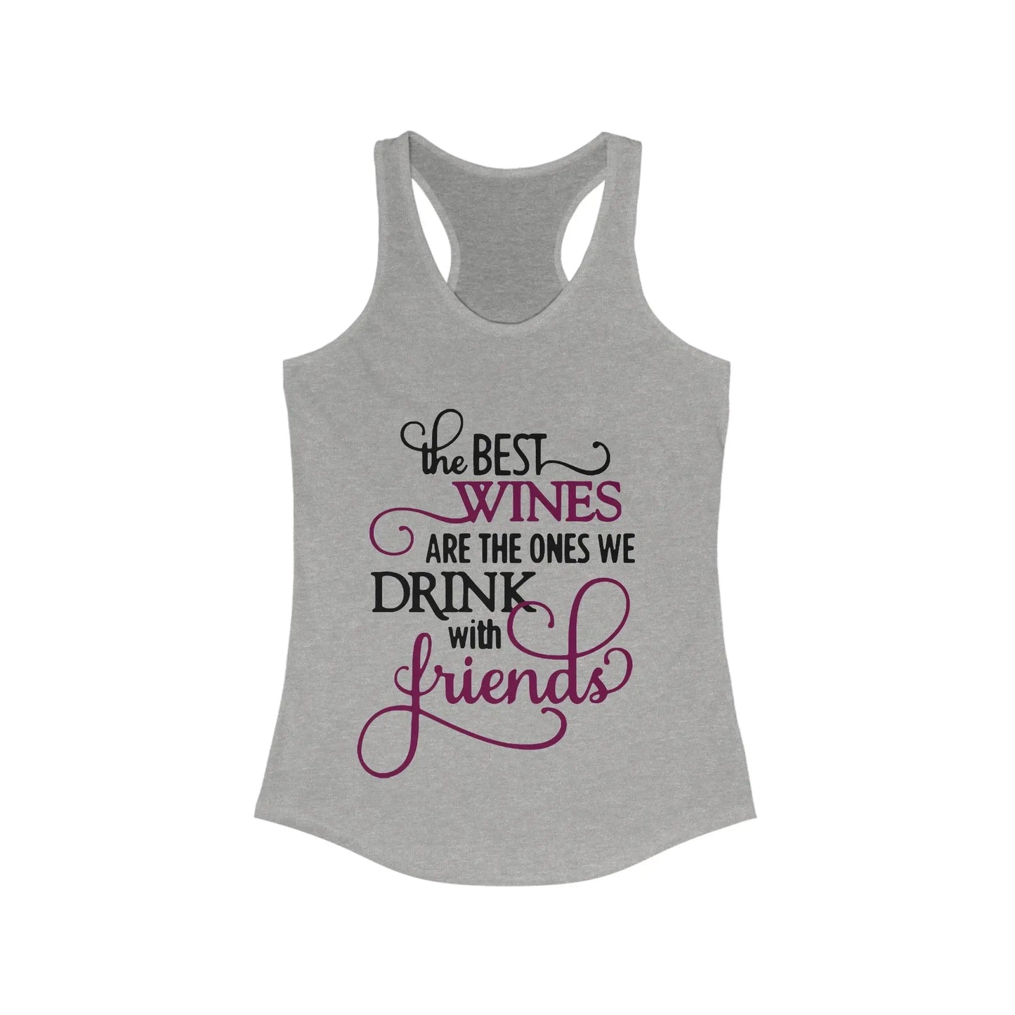 Drink With Friends Women's Racerback Tank - Wicked Tees