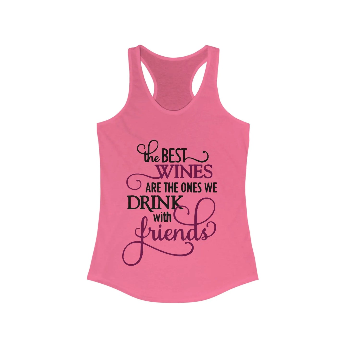 Drink With Friends Women's Racerback Tank - Wicked Tees