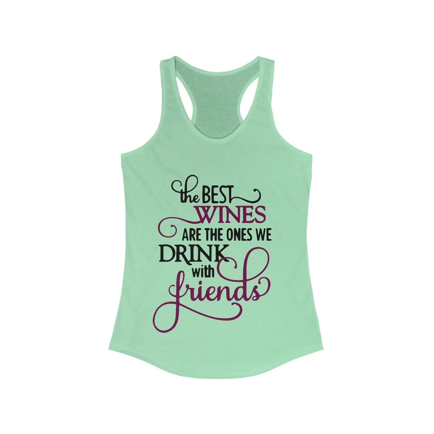 Drink With Friends Women's Racerback Tank - Wicked Tees