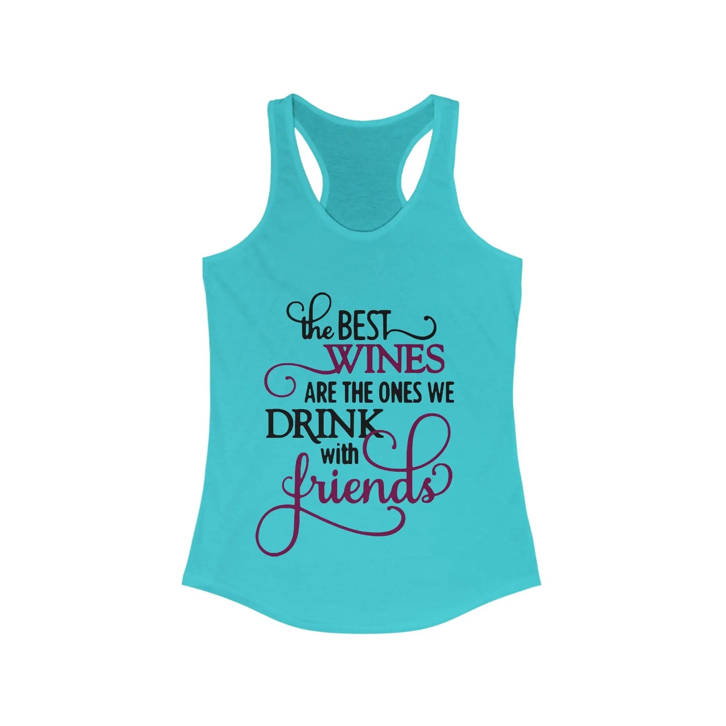 Drink With Friends Women's Racerback Tank - Wicked Tees