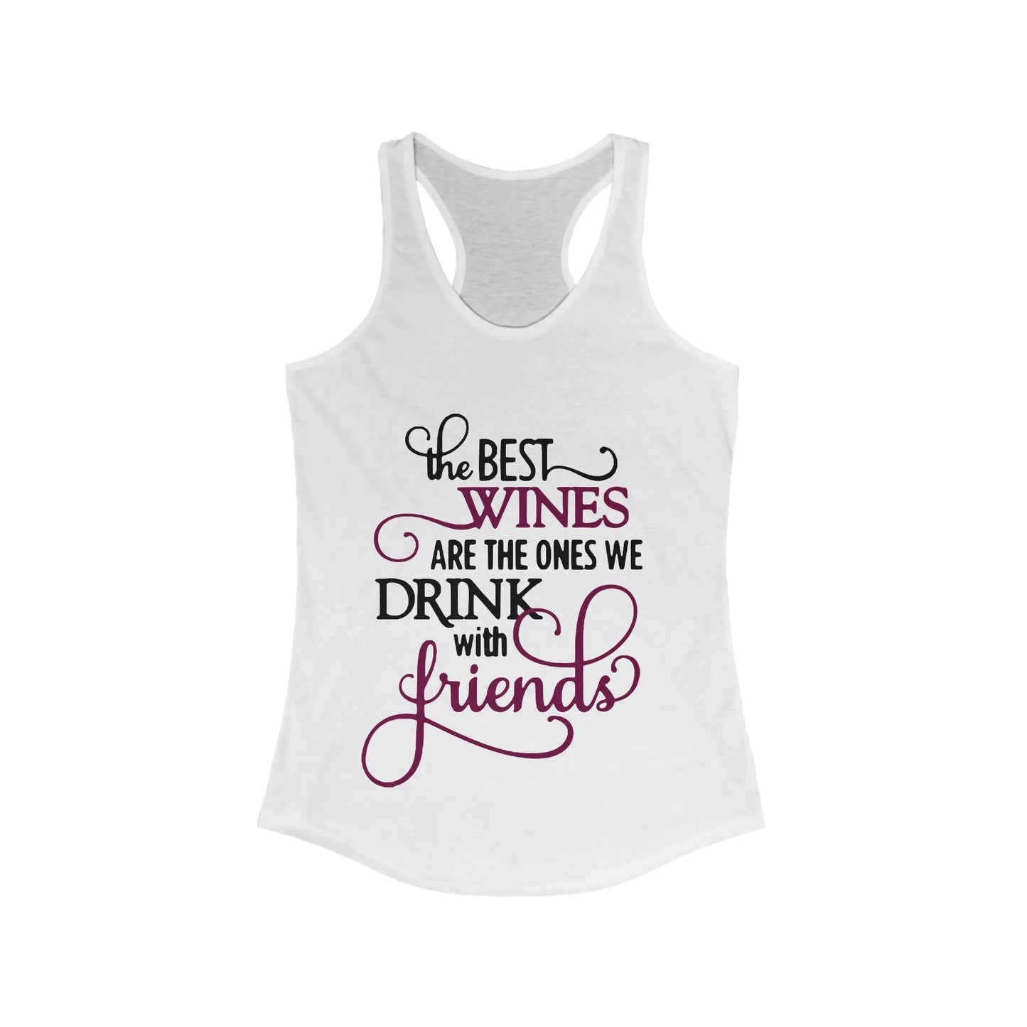 Drink With Friends Women's Racerback Tank - Wicked Tees