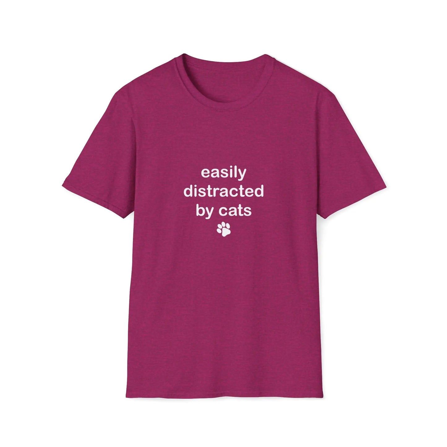 Easily Distracted By Cats Women's T-Shirt - Wicked Tees