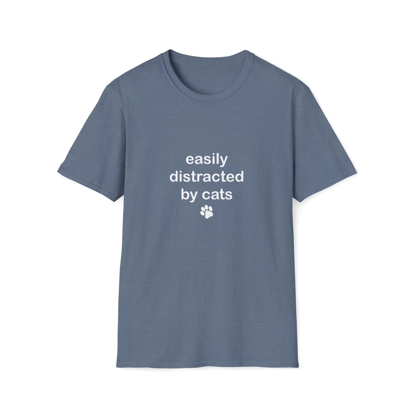 Easily Distracted By Cats Women's T-Shirt - Wicked Tees