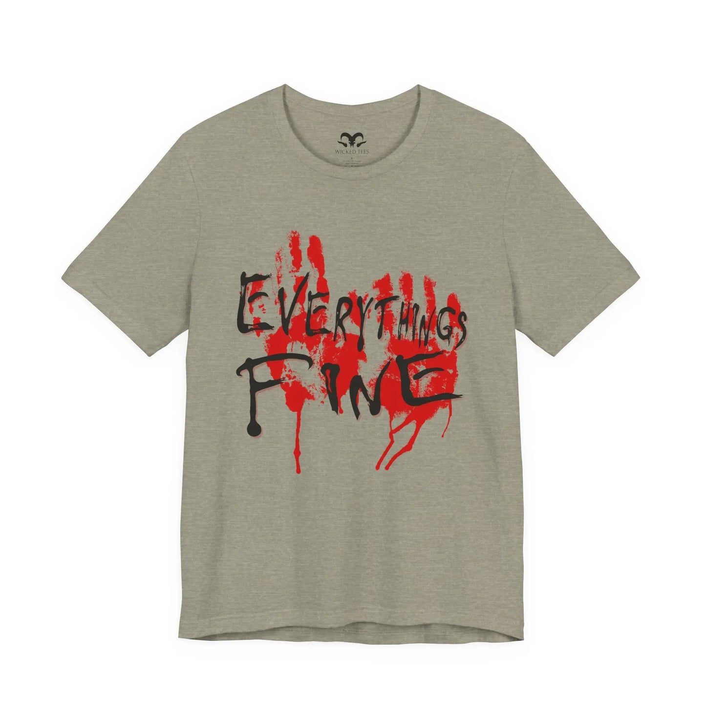 Everythings Fine Men's Tee - Wicked Tees