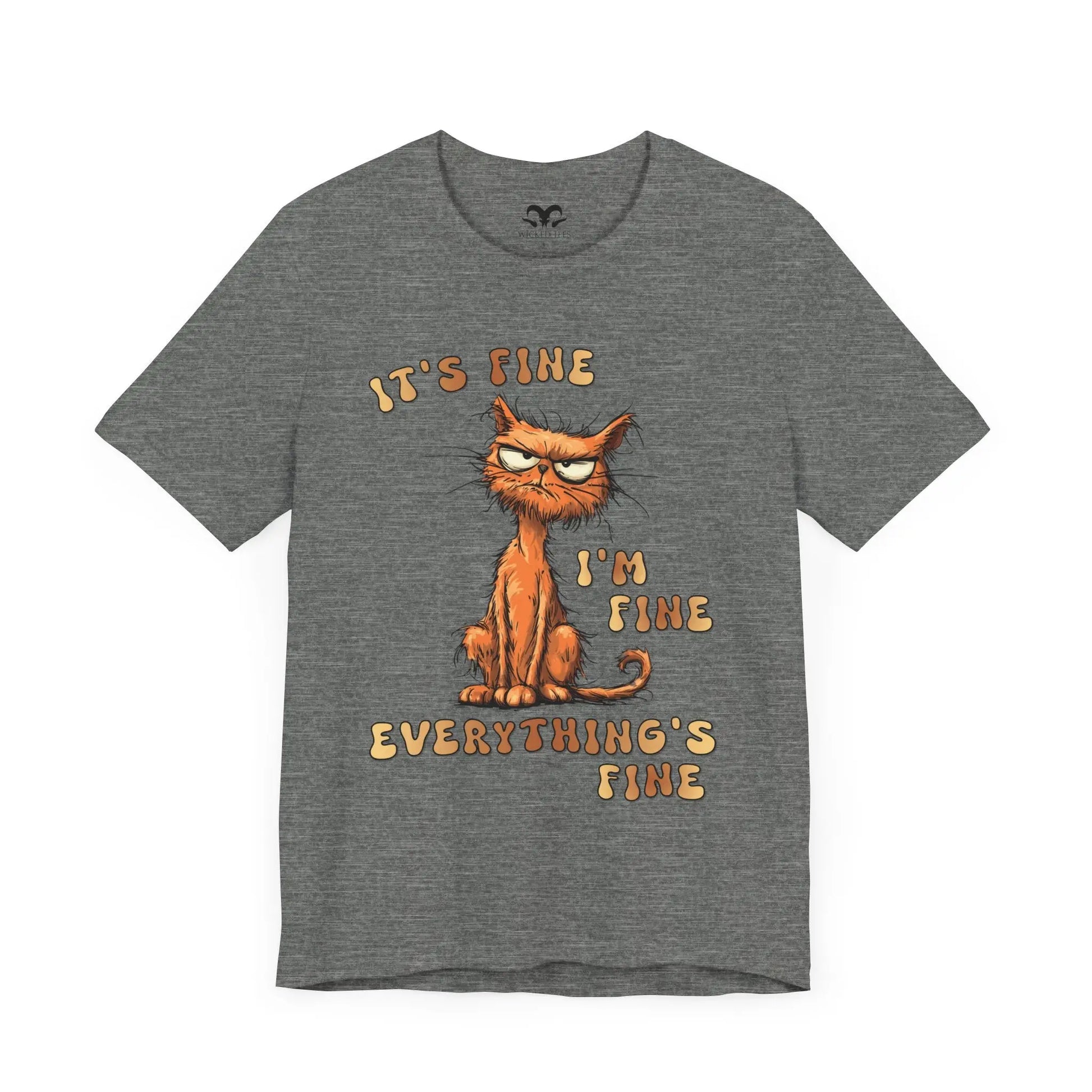 Everything's Fine Women's Short Sleeve Tee - Wicked Tees