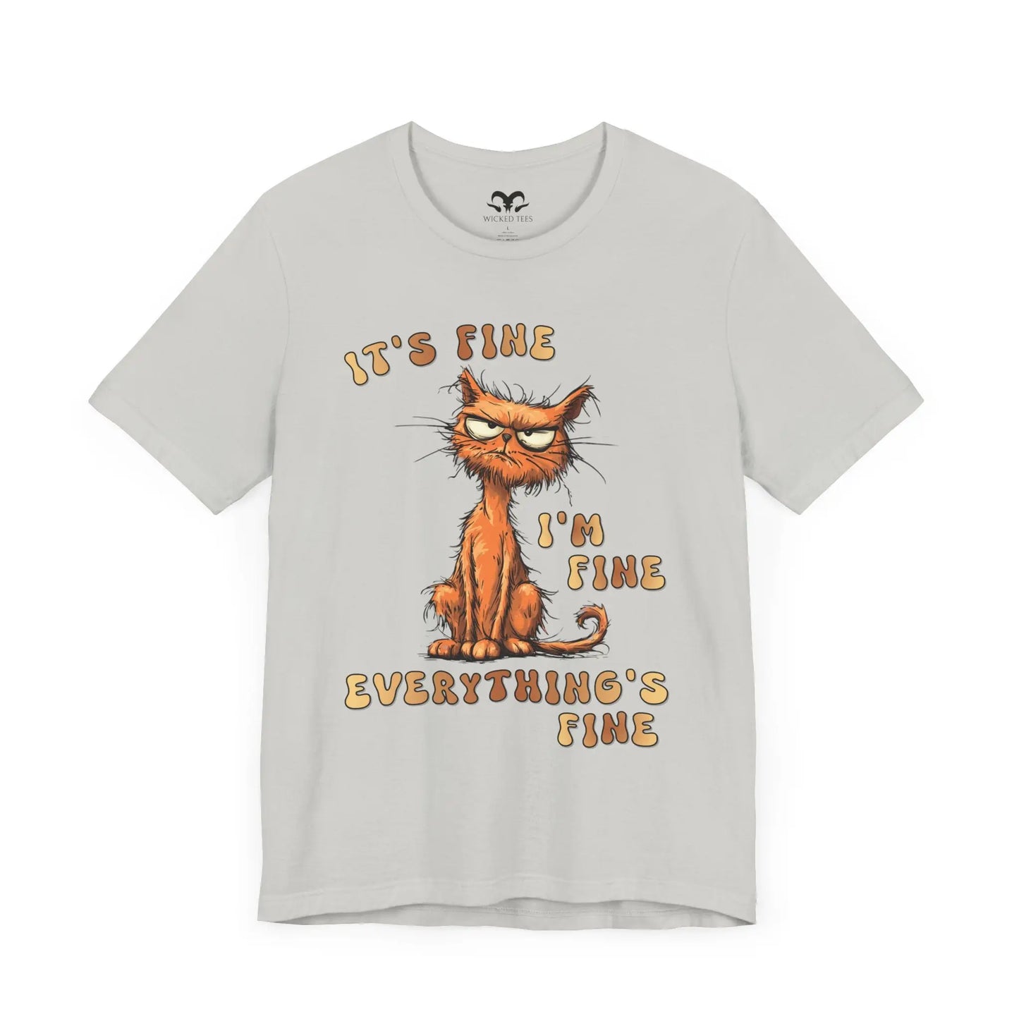 Everything's Fine Women's Short Sleeve Tee - Wicked Tees