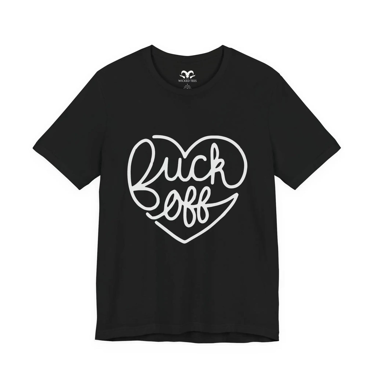 F Off Heart Women's Tee - Wicked Tees