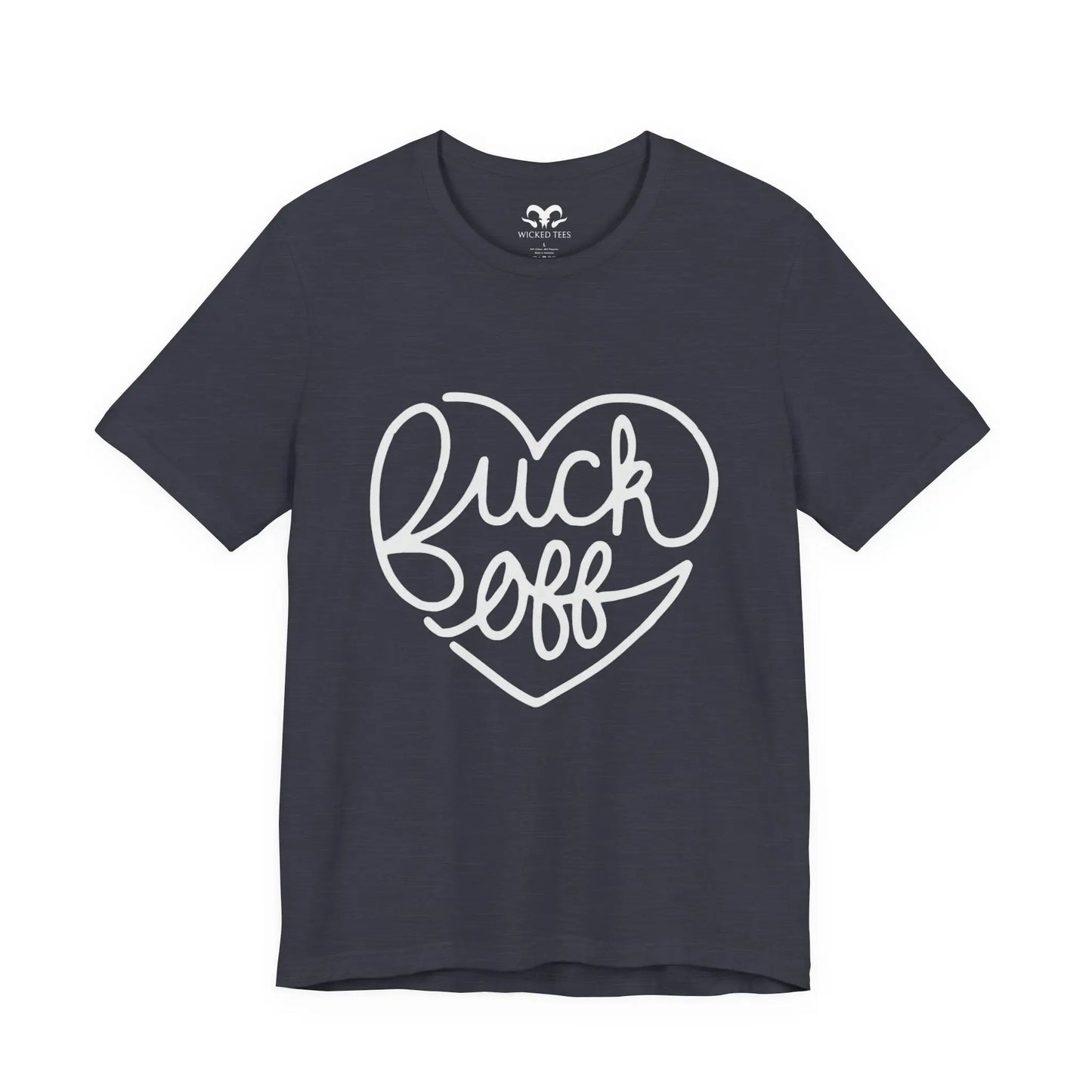 F Off Heart Women's Tee - Wicked Tees