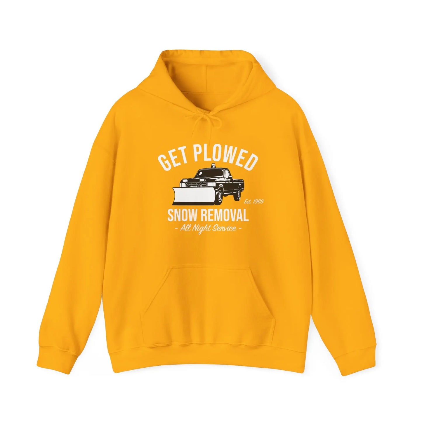 Get Plowed Men's Hooded Sweatshirt - Wicked Tees