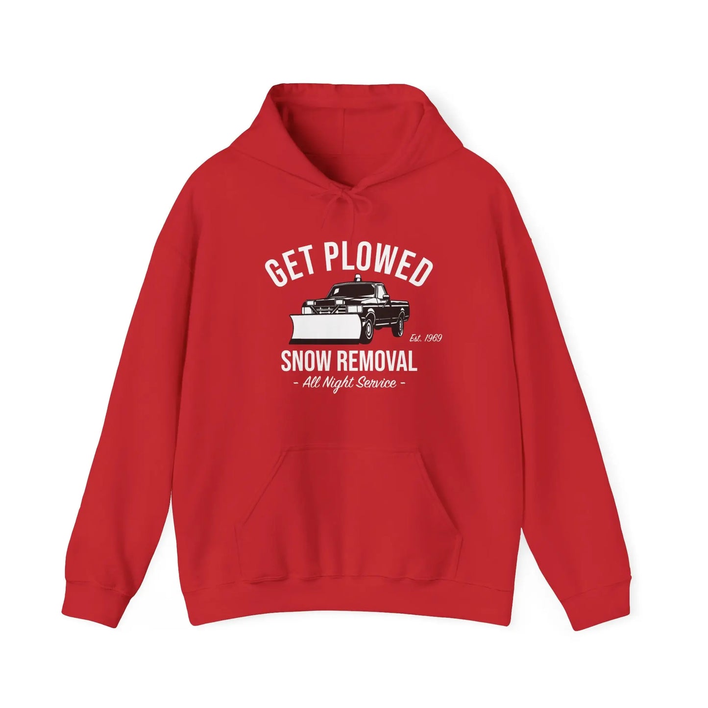 Get Plowed Men's Hooded Sweatshirt - Wicked Tees