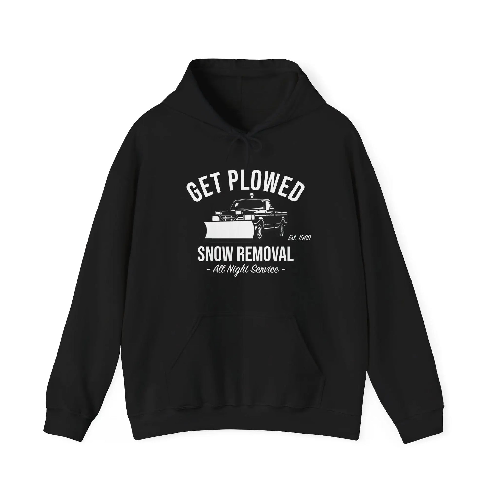 Get Plowed Men's Hooded Sweatshirt - Wicked Tees