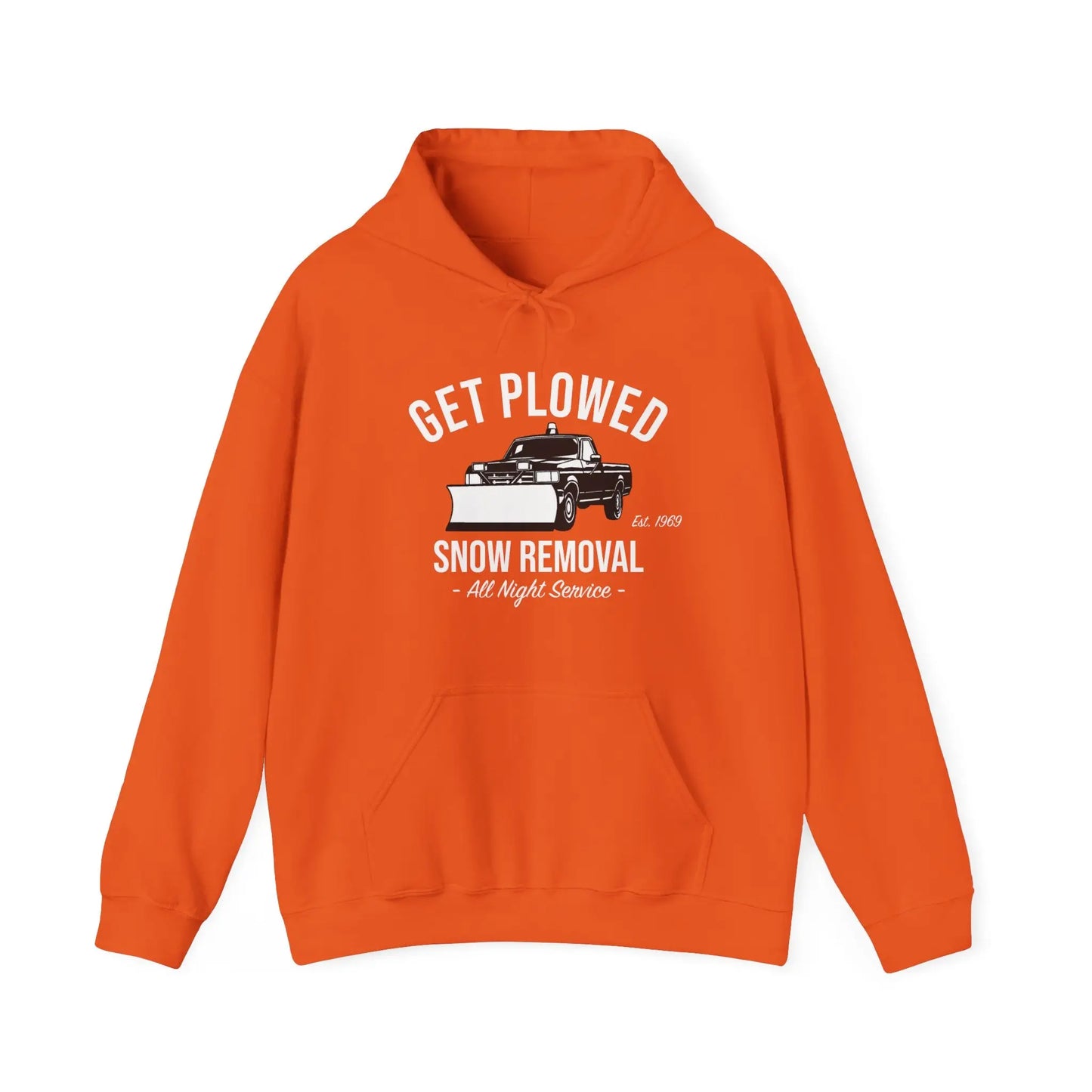 Get Plowed Men's Hooded Sweatshirt - Wicked Tees