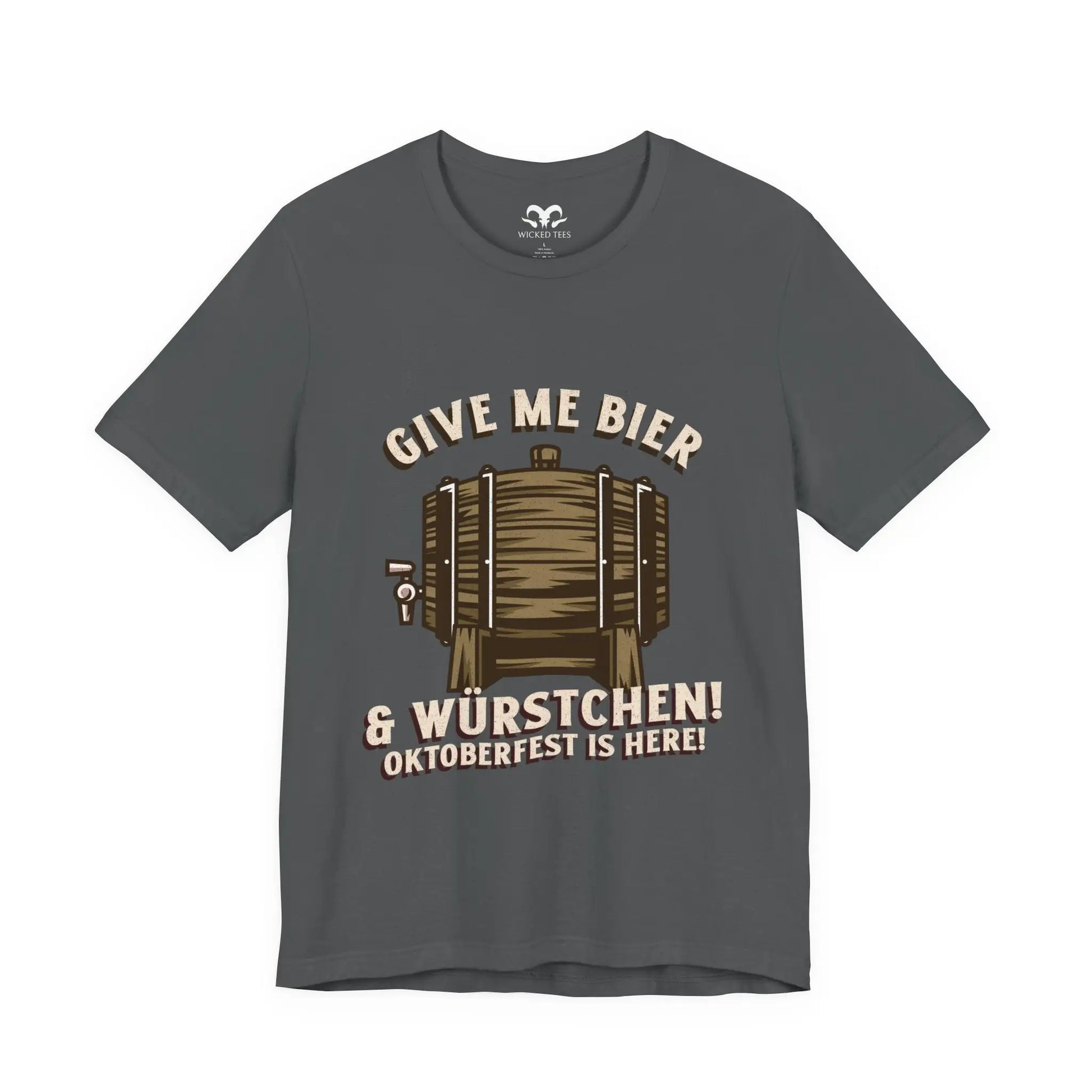 Give Me Bier Men's Tee - Wicked Tees