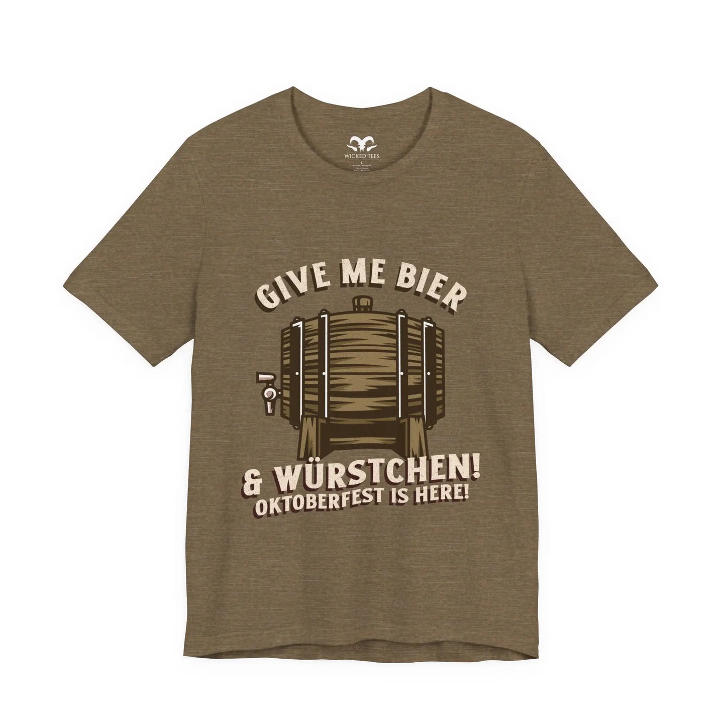 Give Me Bier Men's Tee - Wicked Tees