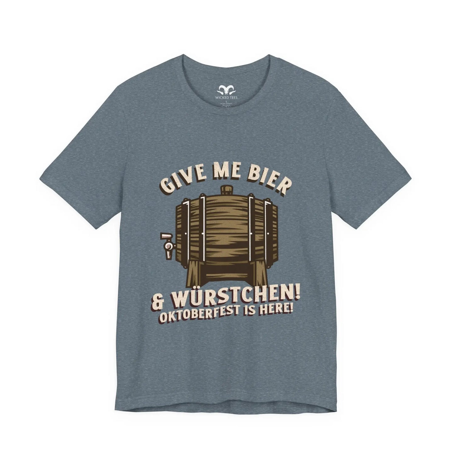 Give Me Bier Men's Tee - Wicked Tees