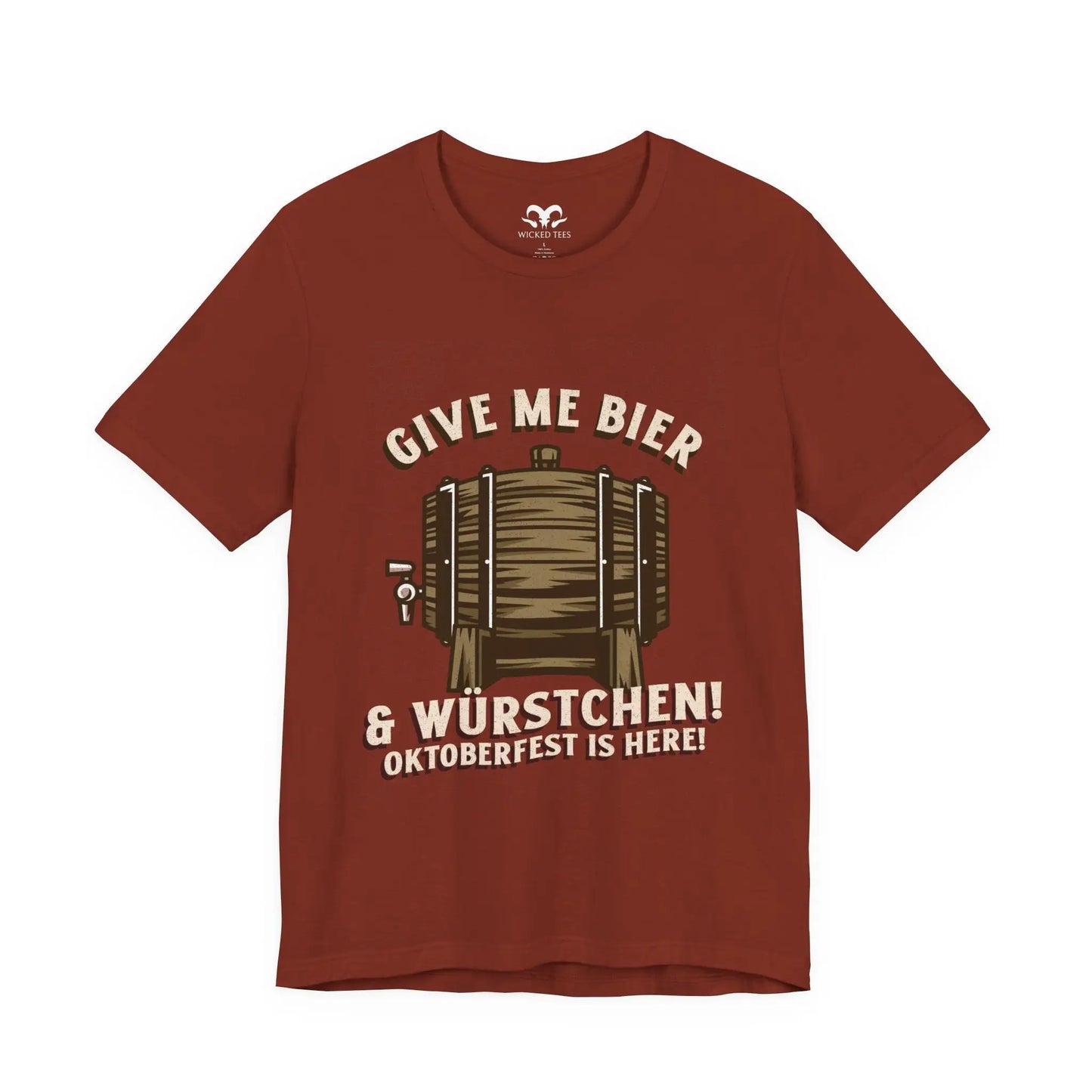 Give Me Bier Men's Tee - Wicked Tees