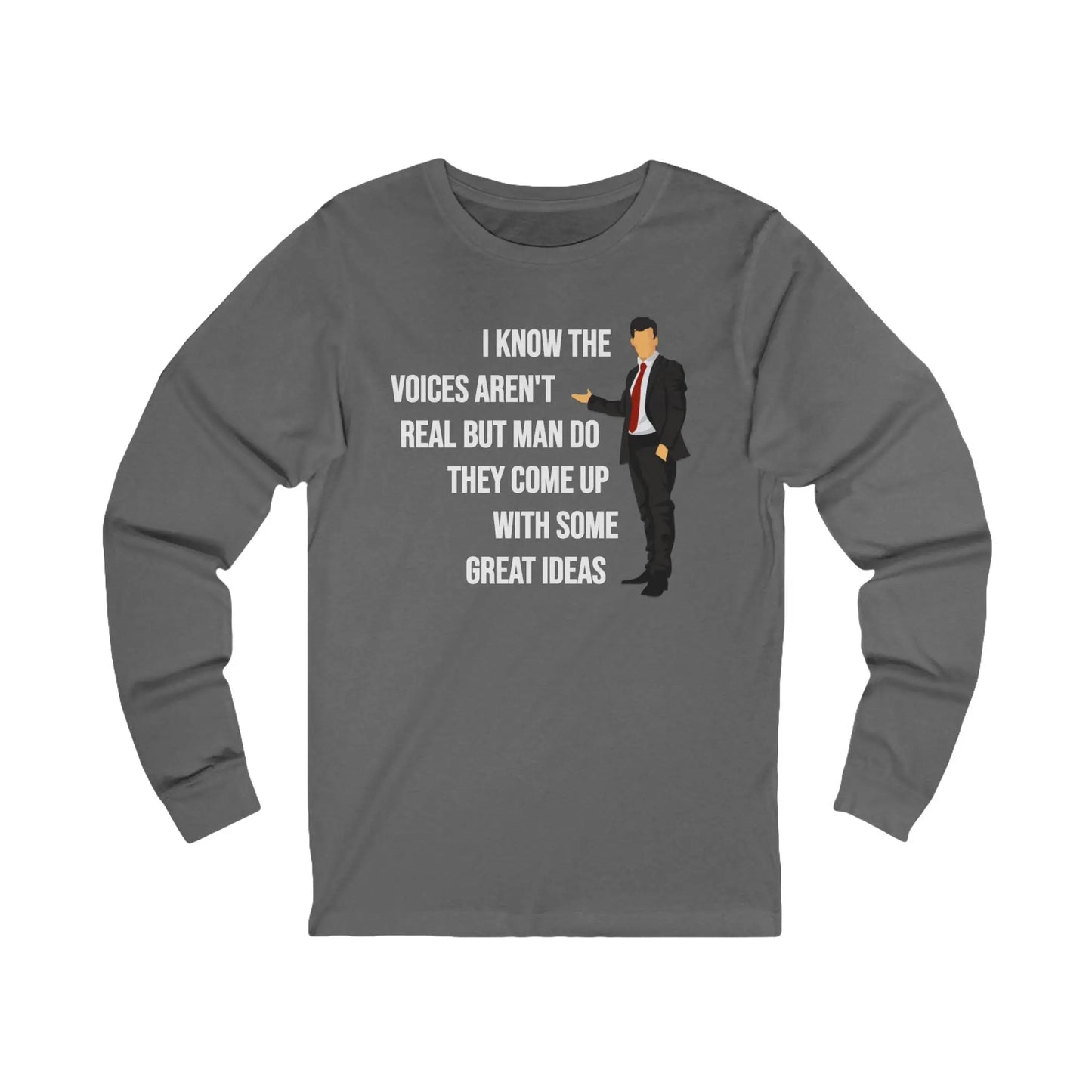 Great Ideas Men's Long Sleeve Tee - Wicked Tees