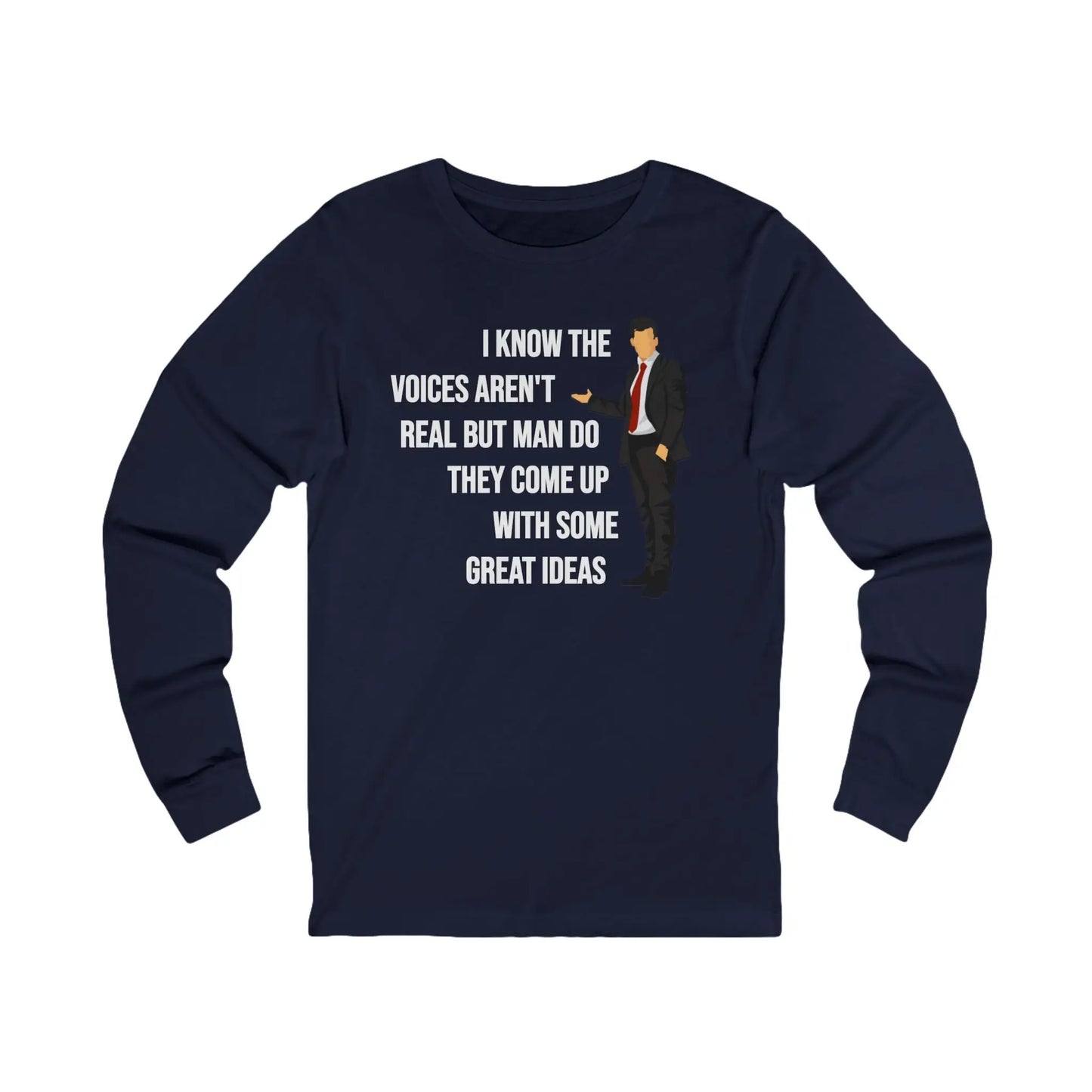 Great Ideas Men's Long Sleeve Tee - Wicked Tees