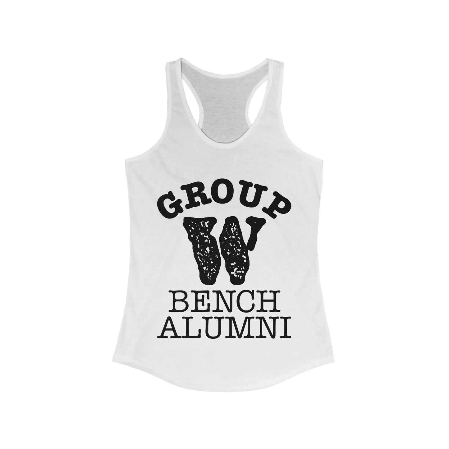 Group W Bench Alumni Women's Racerback Tank - Wicked Tees