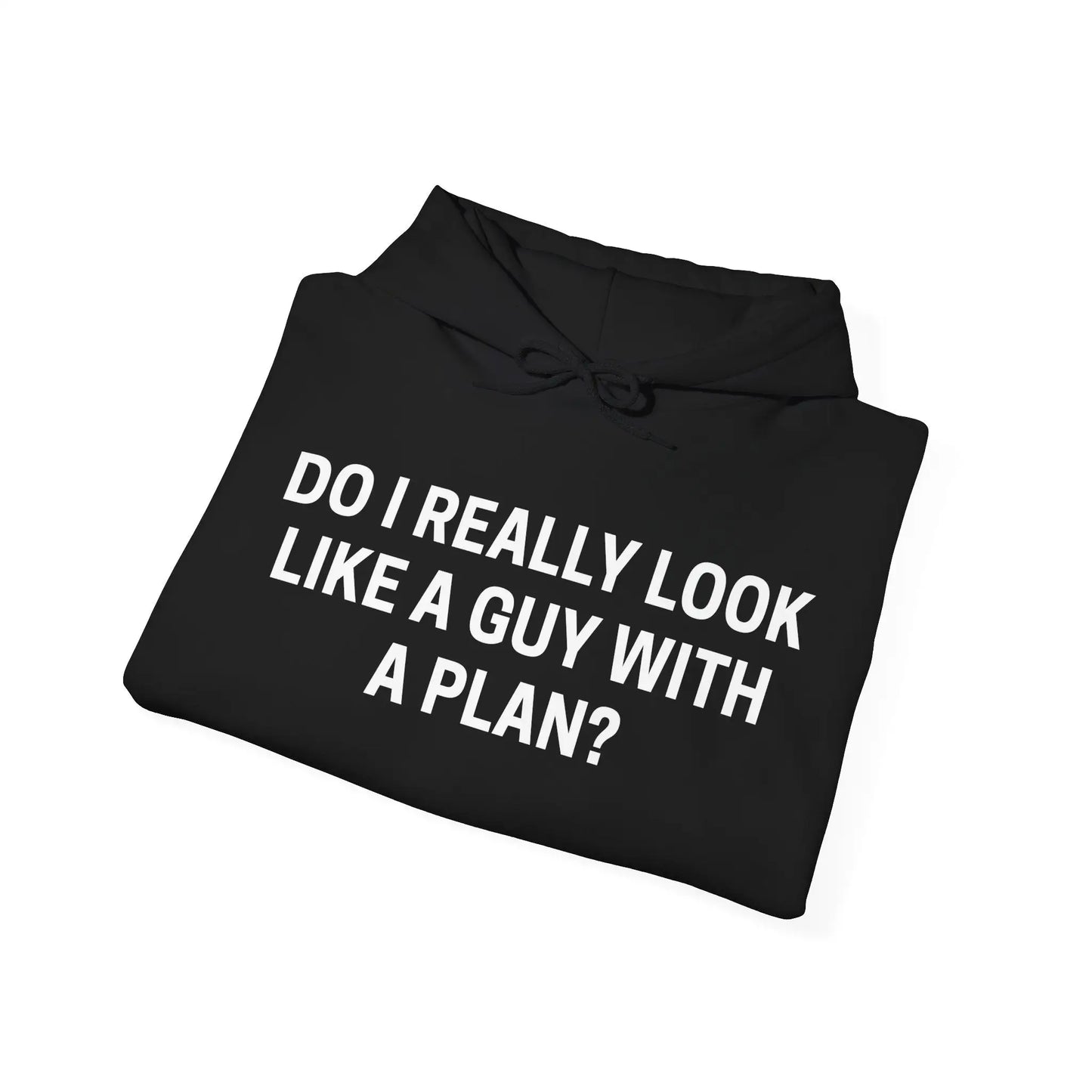 Guy With A Plan Men's Hooded Sweatshirt - Wicked Tees