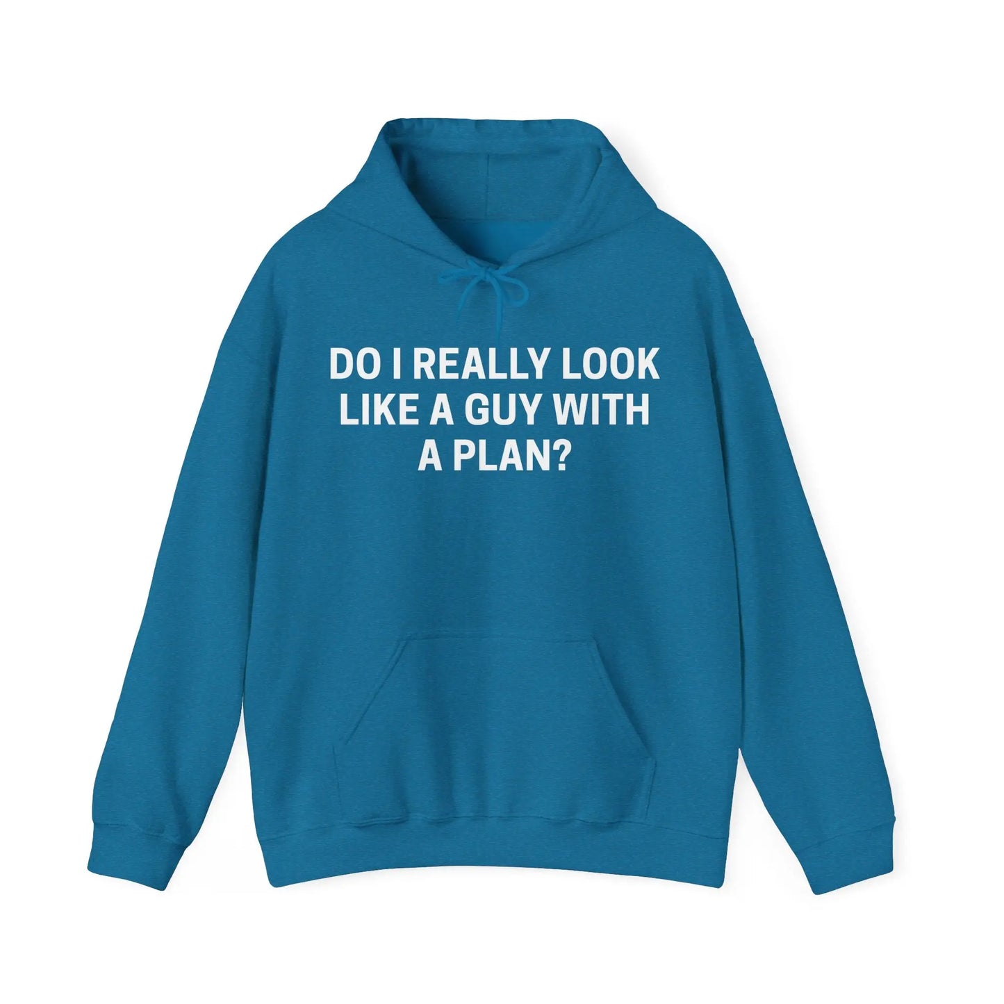 Guy With A Plan Men's Hooded Sweatshirt - Wicked Tees