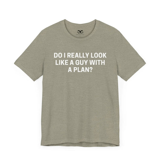 Guy With A Plan Men's Tee - Wicked Tees