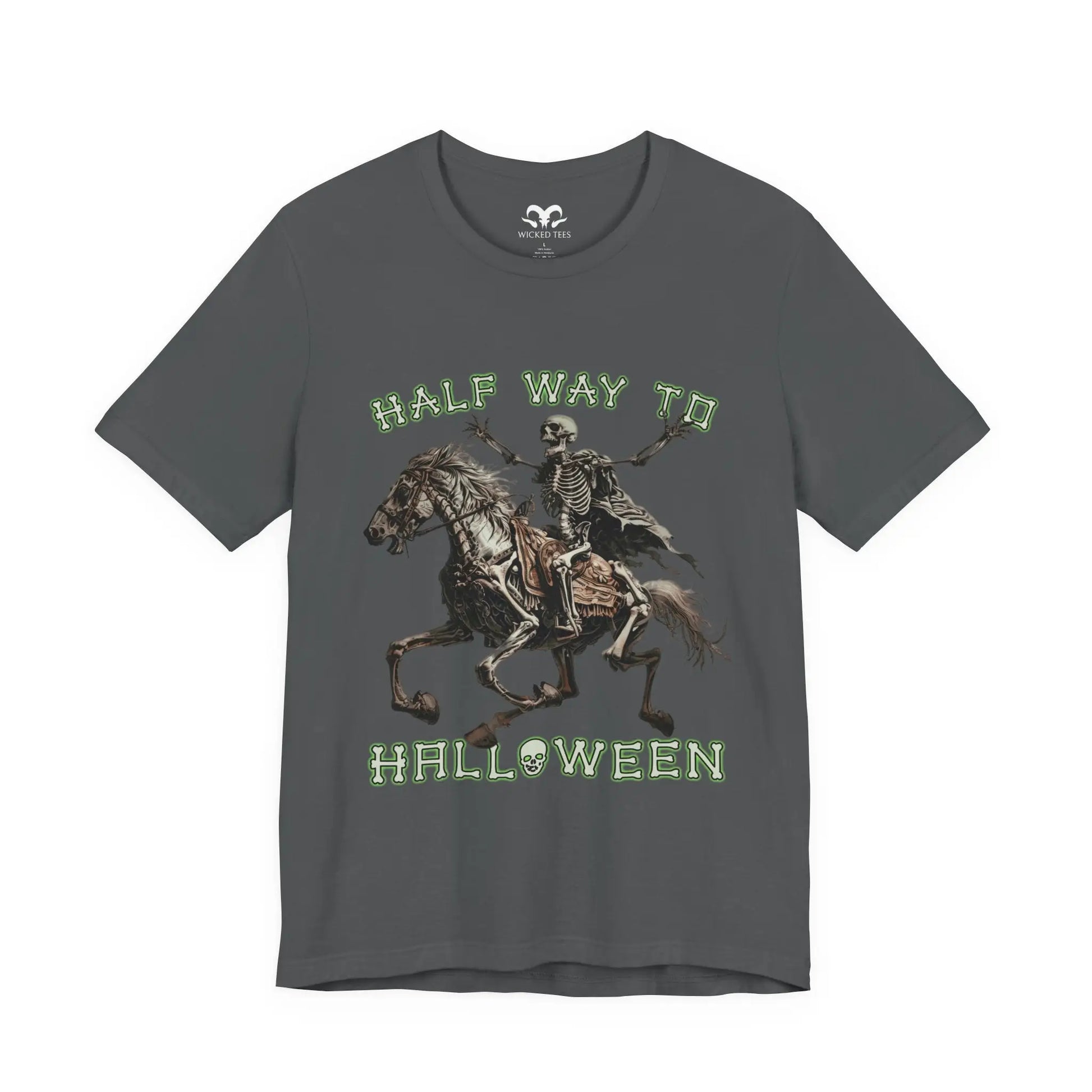 Half Way To Halloween Men's Tee - Wicked Tees