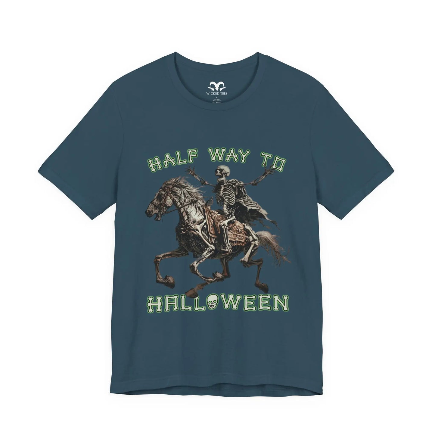 Half Way To Halloween Men's Tee - Wicked Tees