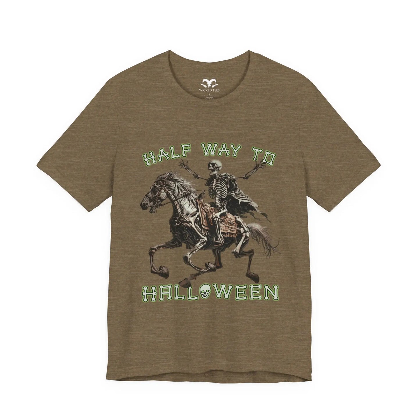 Half Way To Halloween Men's Tee - Wicked Tees