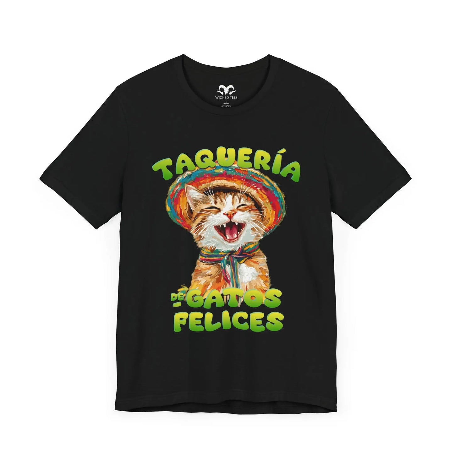 Happy Cat Taqueria Men's Tee - Wicked Tees