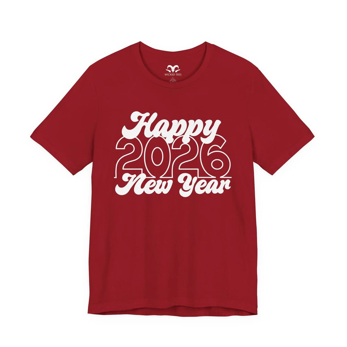 Happy New Year 2026 Tee - Wicked Tees
