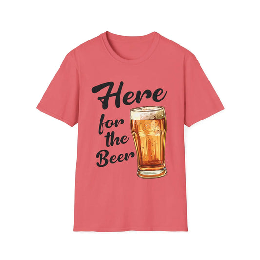 Here For The Beer Women's T-Shirt - Wicked Tees