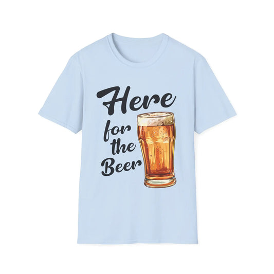 Here For The Beer Women's T-Shirt - Wicked Tees