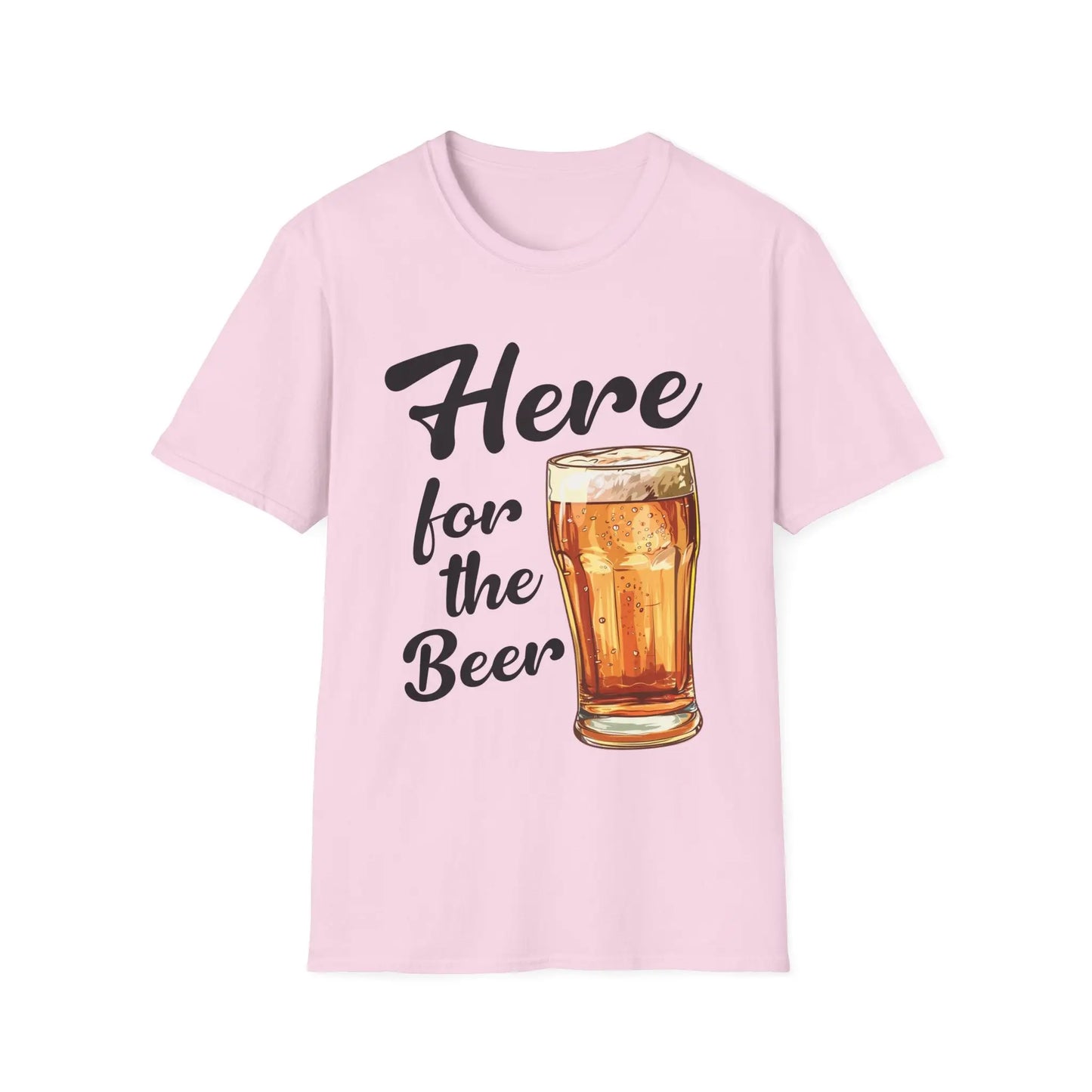 Here For The Beer Women's T-Shirt - Wicked Tees