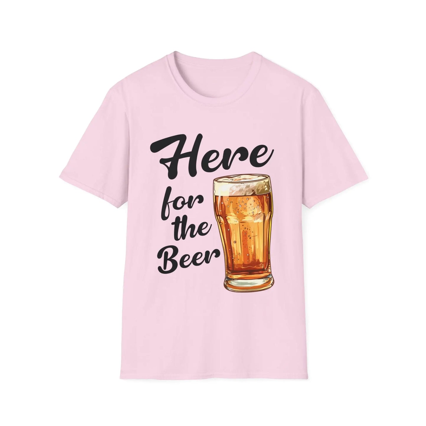 Here For The Beer Women's T-Shirt - Wicked Tees