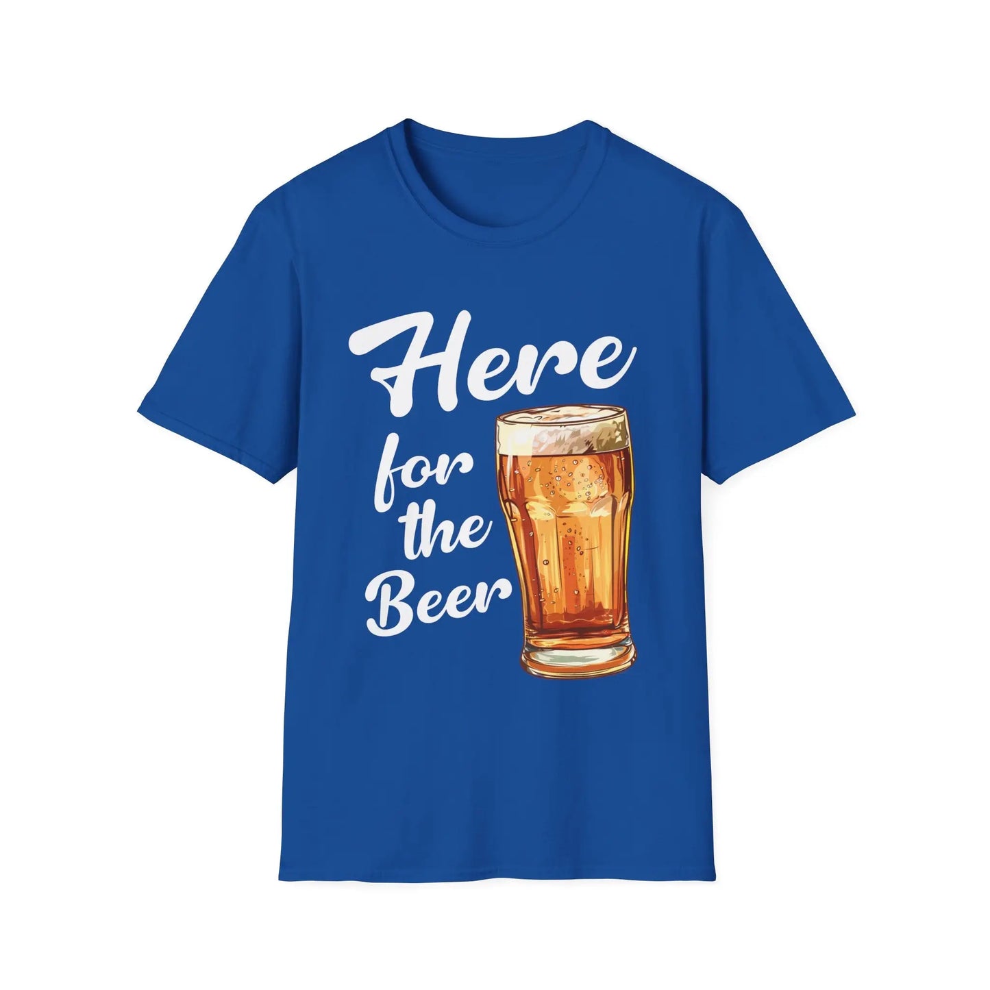 Here For The Beer Women's T-Shirt - Wicked Tees