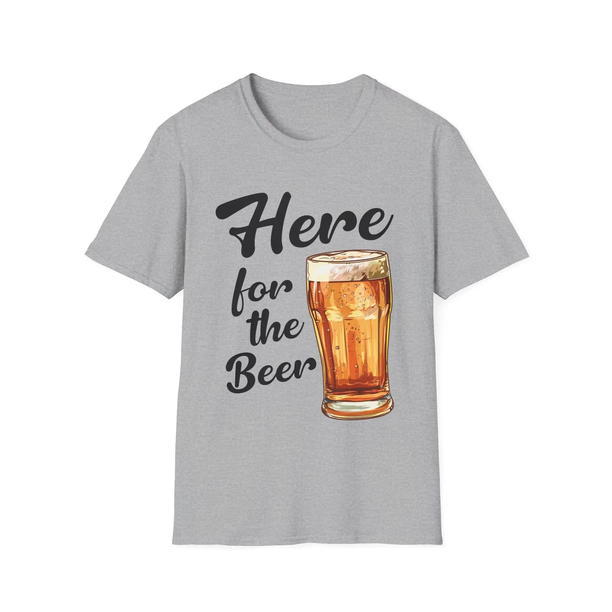 Here For The Beer Women's T-Shirt - Wicked Tees