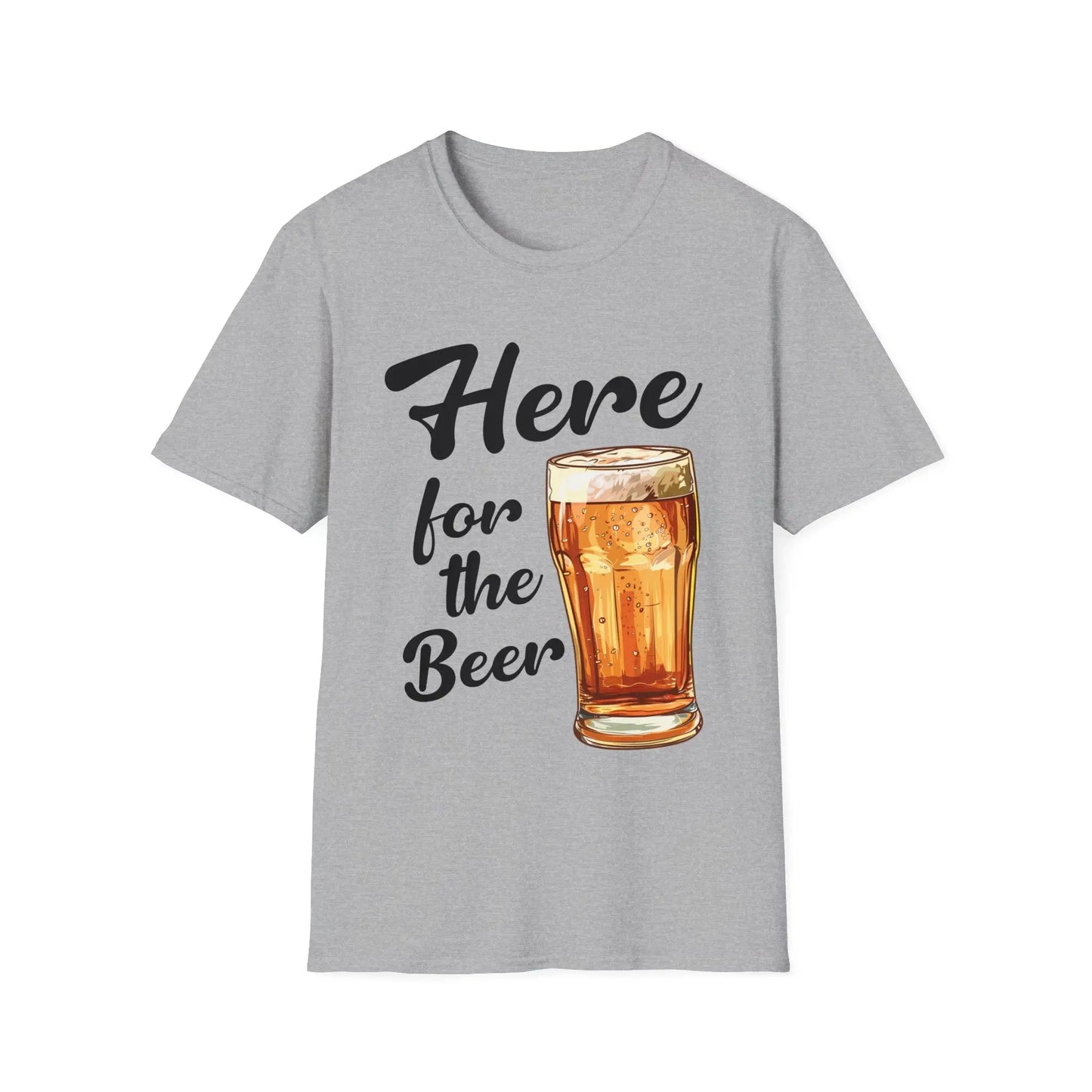 Here For The Beer Women's T-Shirt - Wicked Tees