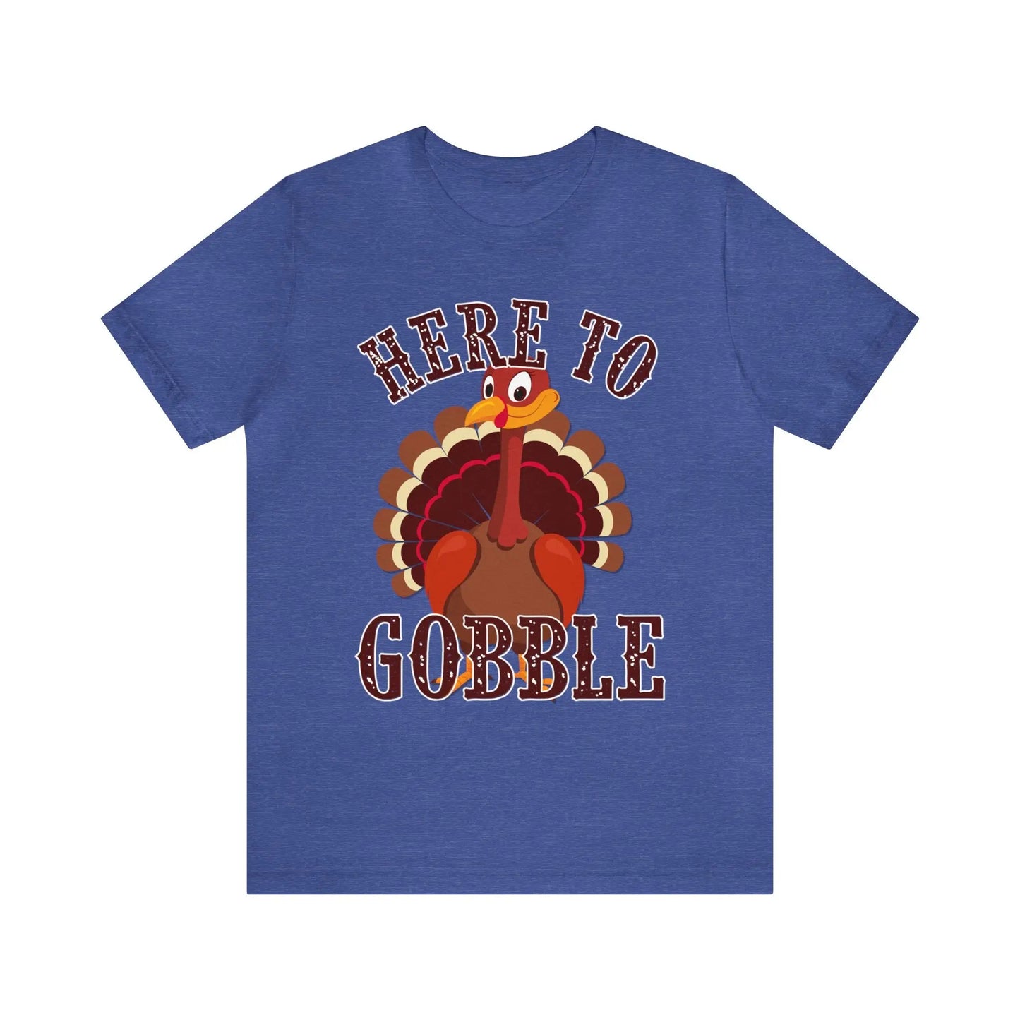 Here To Gobble Men's Tee - Wicked Tees